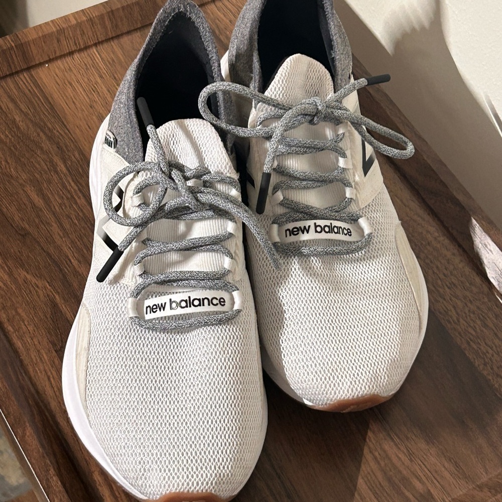 New Balance Mesh Sneakers in White and Gray